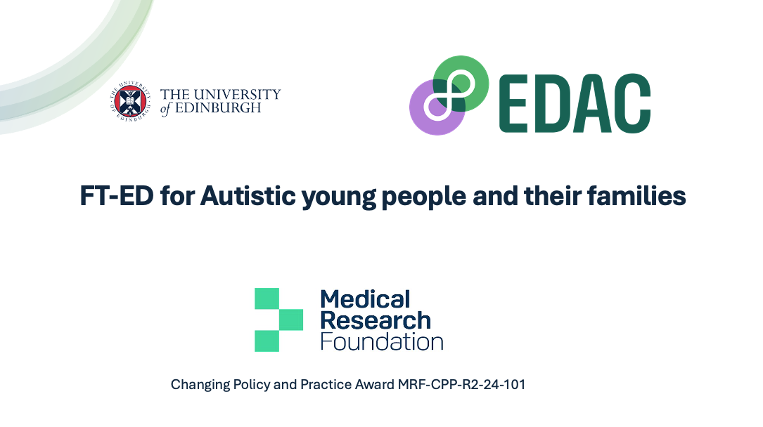 Webinar: FT-ED for Autistic Young People and their Families