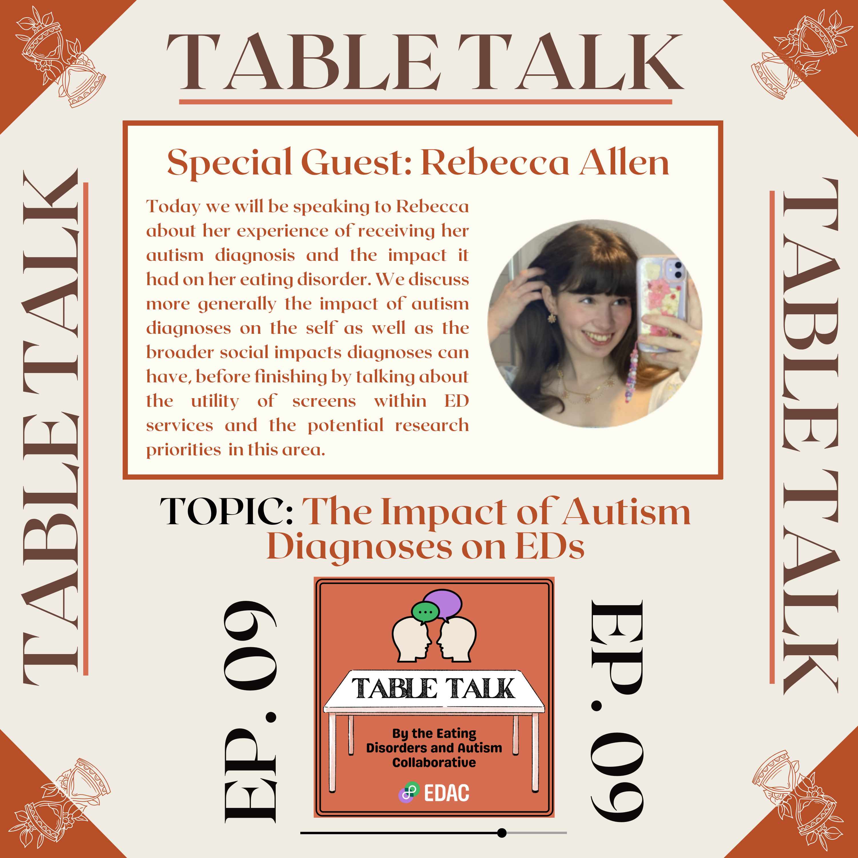 The Table Talk Podcast - Episode 9 | The Impact of Autism Diagnoses with Rebecca Allen